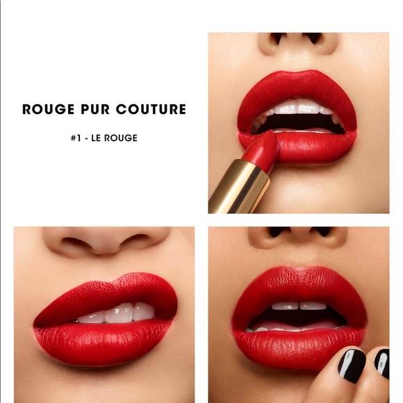 Yves Saint Laurent rouge pur couture lipstick mini #1 - Picture 4 of 4